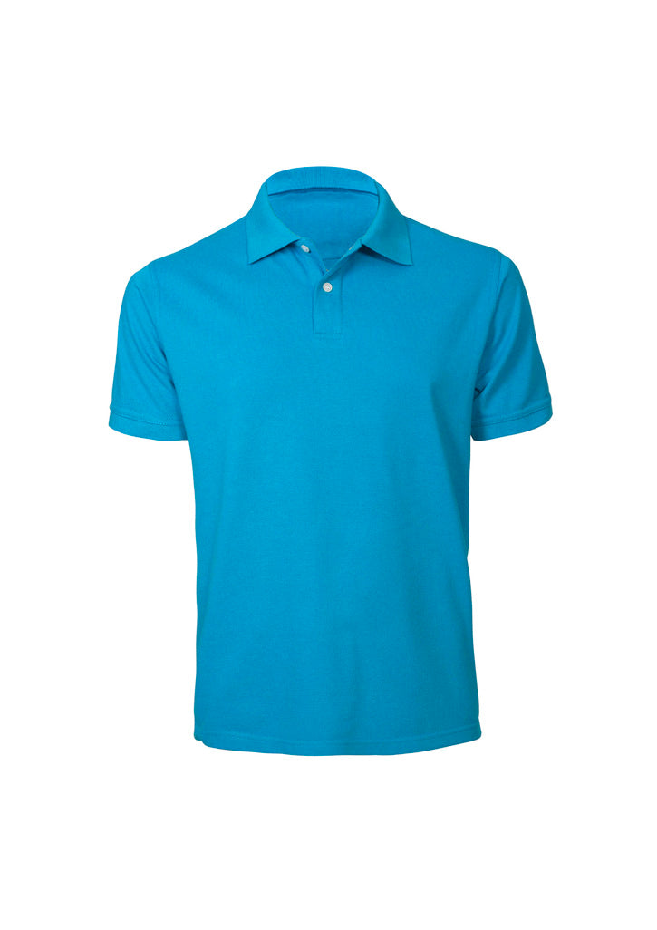 Image of a man wearing a Riviera Top Stitched Men's Polo during a resort vacation.