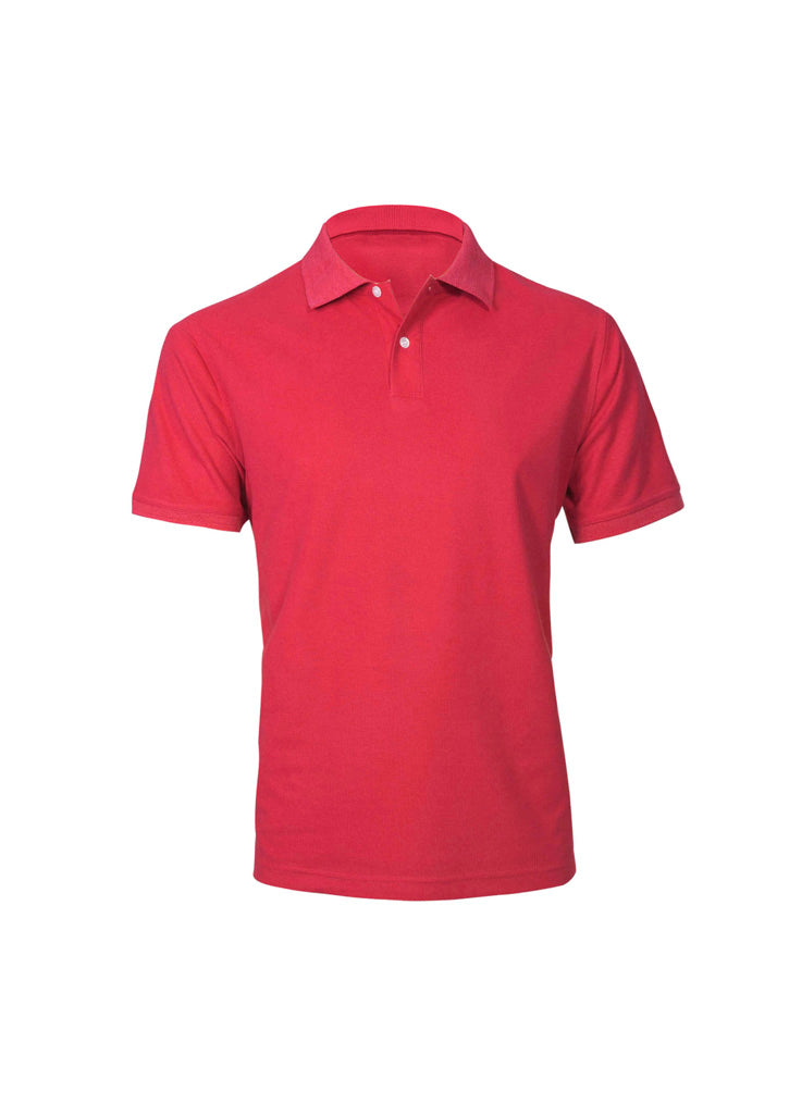 Image of a man wearing a Riviera Top Stitched Men's Polo during a resort vacation.