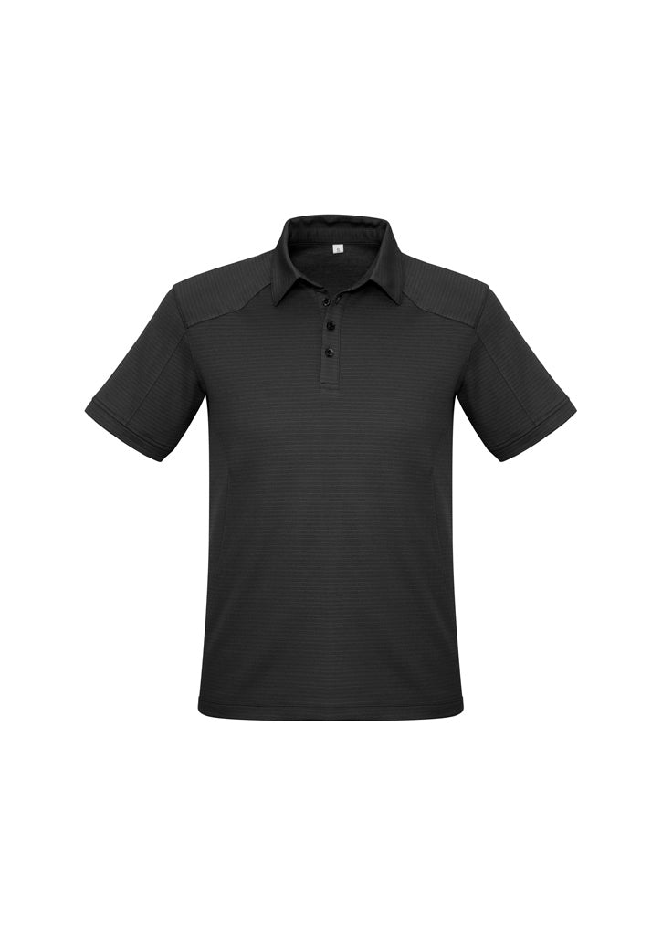 Image of a man wearing an Oxbow Cotton Polyester Men's Polo at a casual gathering.