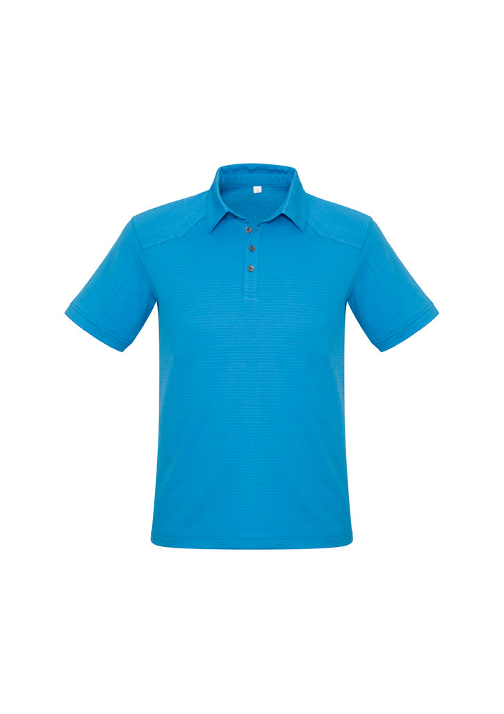 Image of a man wearing an Oxbow Cotton Polyester Men's Polo at a casual gathering.