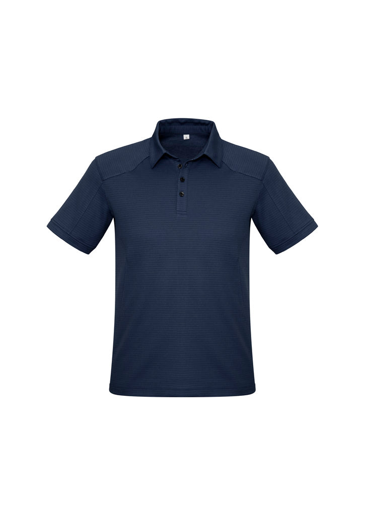 Image of a man wearing an Oxbow Cotton Polyester Men's Polo at a casual gathering.