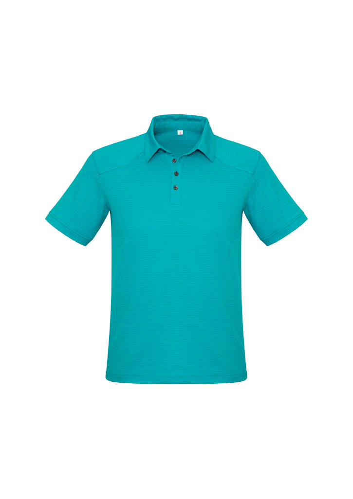 Image of a man wearing an Oxbow Cotton Polyester Men's Polo at a casual gathering.