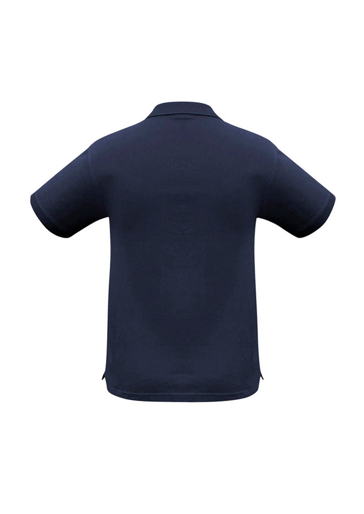 Image of a man sporting a Lake Cotton Elastane Men's Polo during a leisurely boat ride.