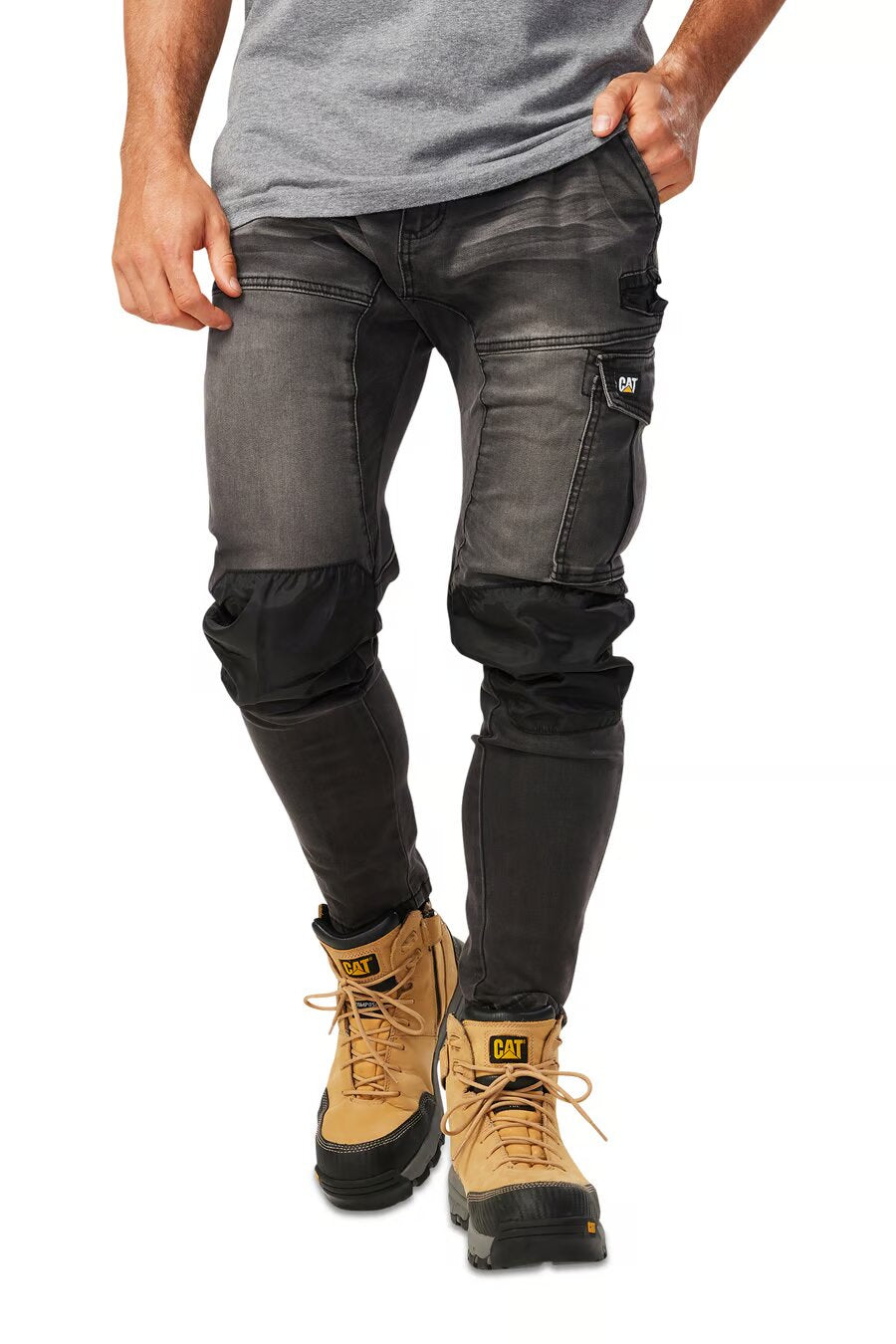 CAT Dynamic Knee Protect Denim Pants