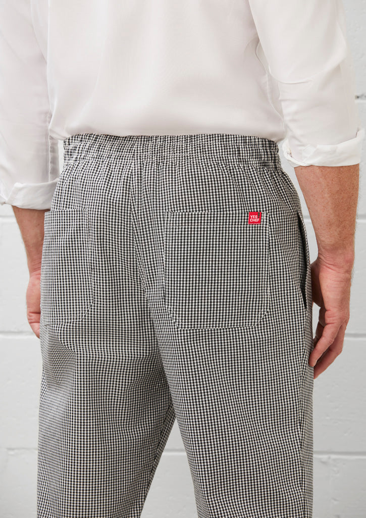 Dash Mens Chef Pant - Check