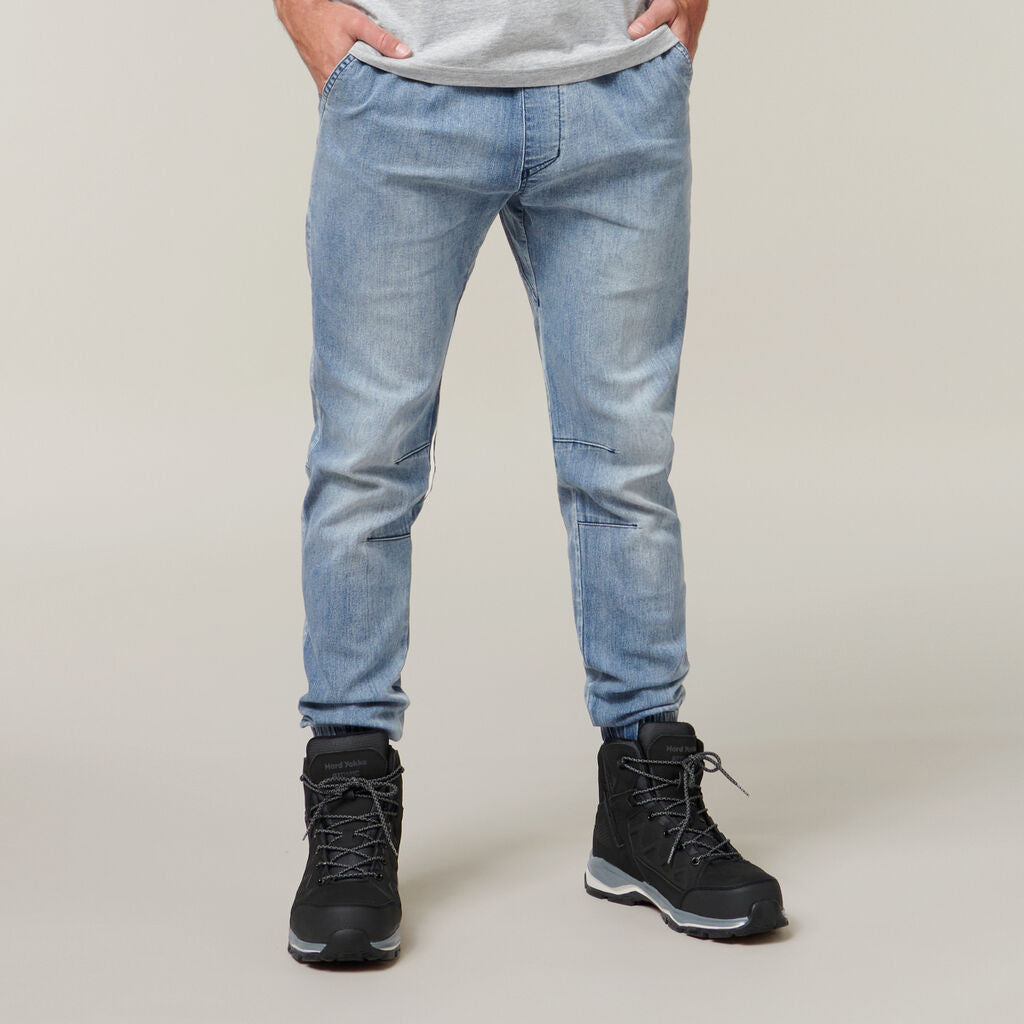 Hard Yakka Active Denim Cuff Joggers