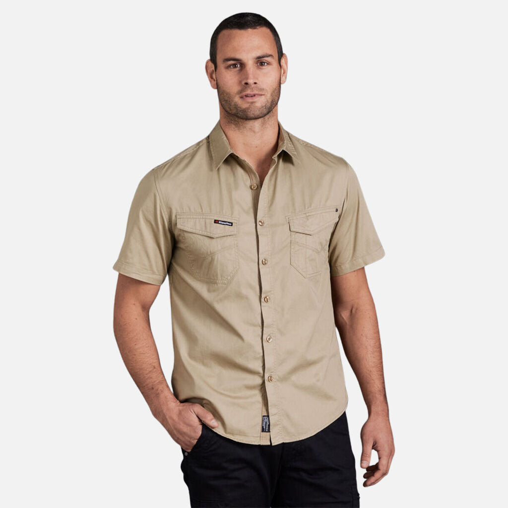 KingGee Tradies Cotton Drill S/S Work Shirts