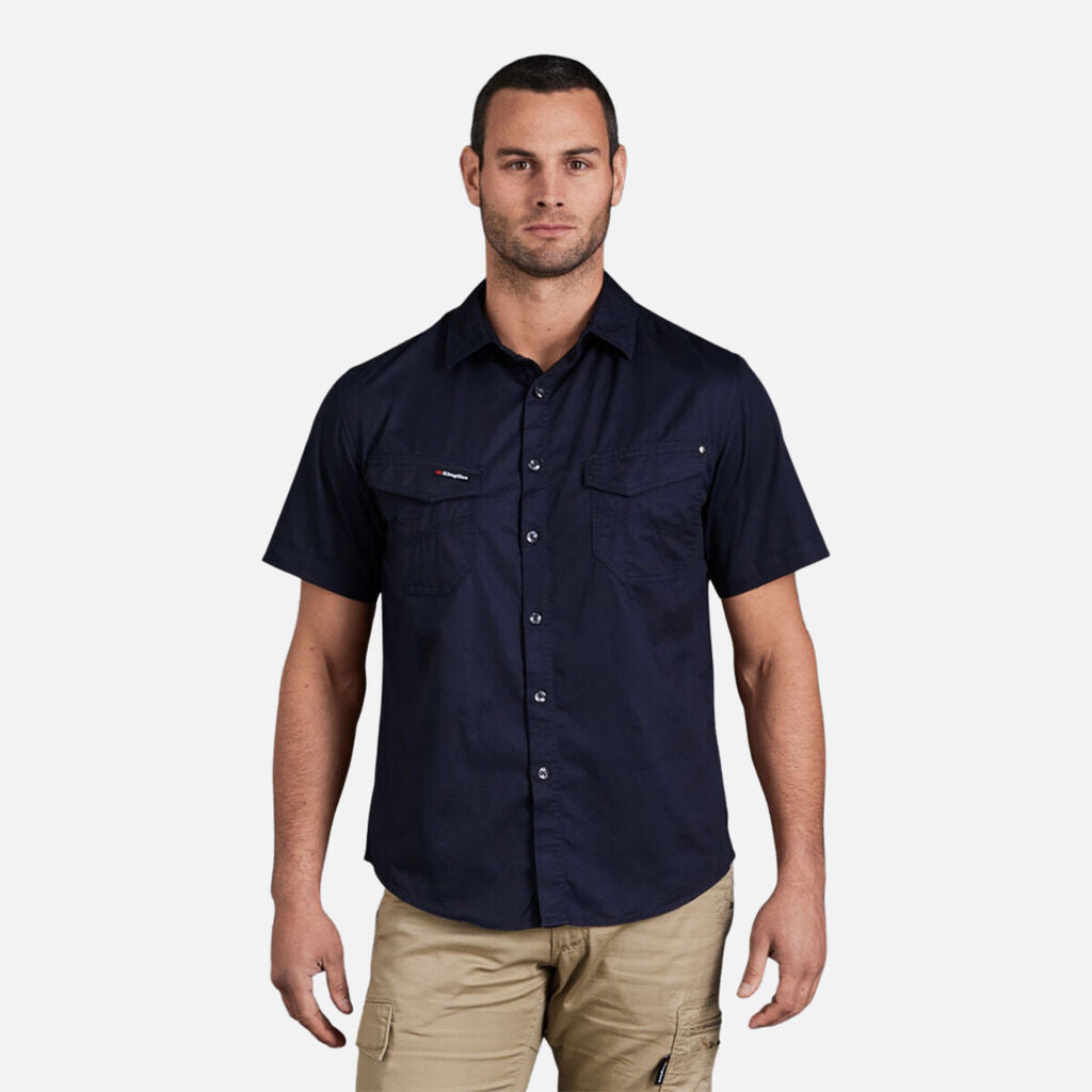 KingGee Tradies Cotton Drill S/S Work Shirts