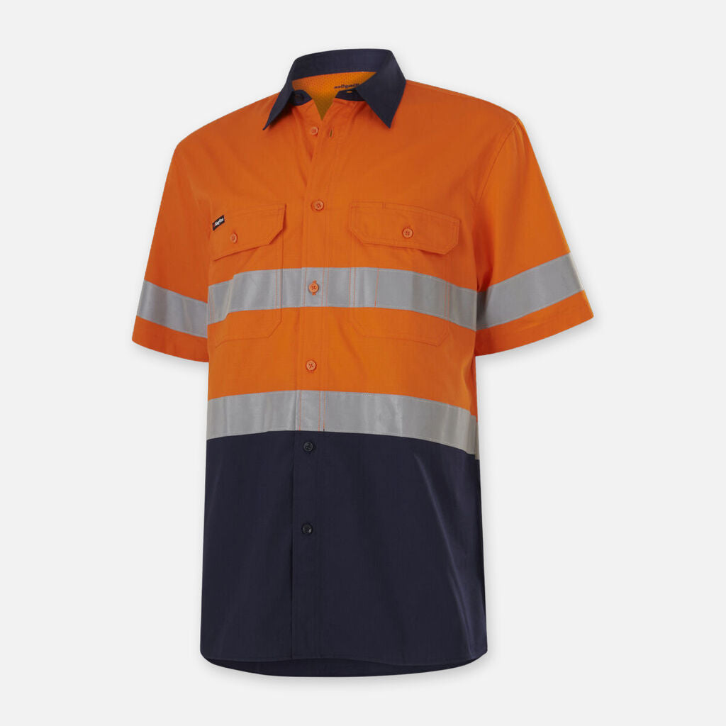 KingGee Workcool Vented Spliced Shirts Taped S/S