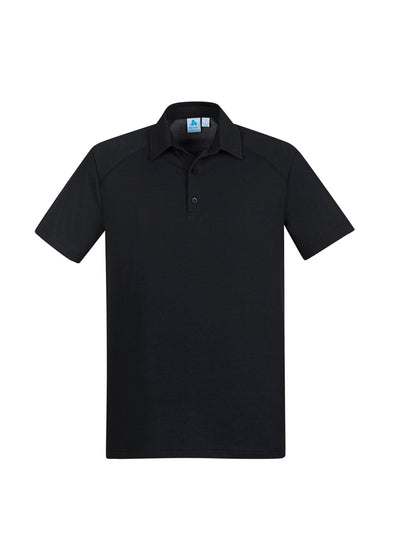 Image of a man wearing a Crest Cotton-Rich Men's Polo at a golf course.
