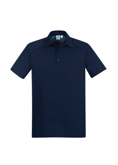 Image of a man wearing a Crest Cotton-Rich Men's Polo at a golf course.