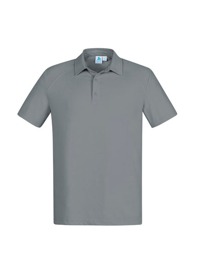 Image of a man wearing a Crest Cotton-Rich Men's Polo at a golf course.