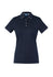 Image depicting a woman wearing an Athens Cotton Jersey Knit Women's Polo on a day out in the park.