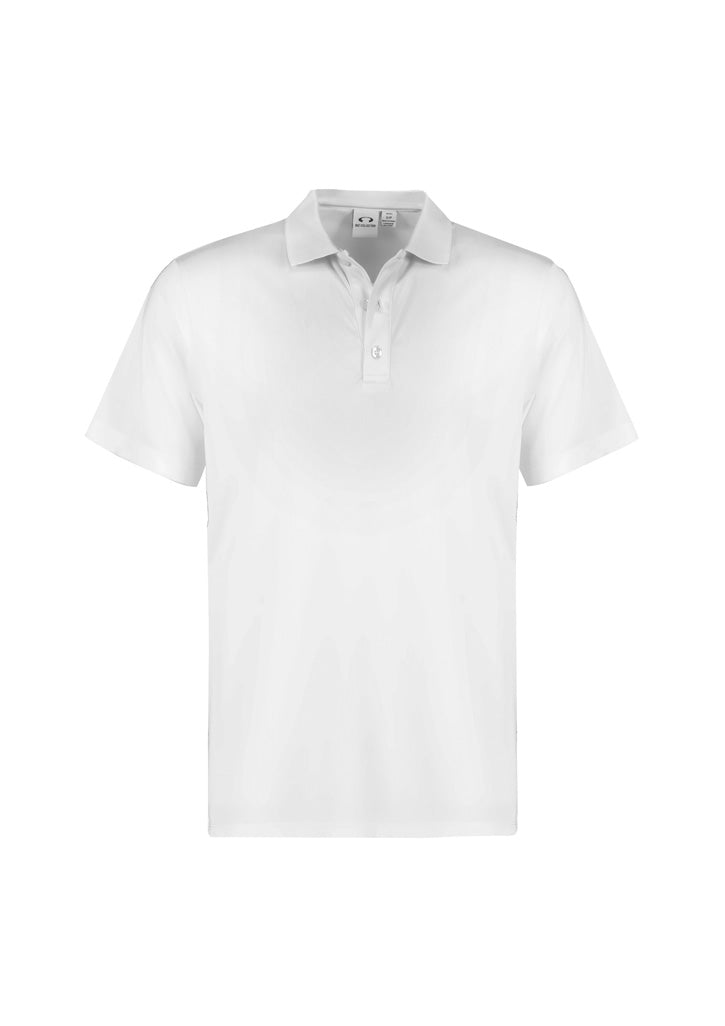 Image showing a child playing outdoors in a Carbon Short Sleeve Kids Polo.