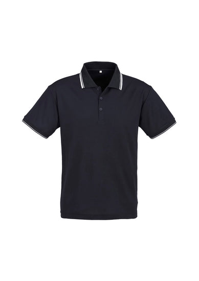 Image showing a man wearing an Astro Cotton-Backed Men's Polo at a community sports event.