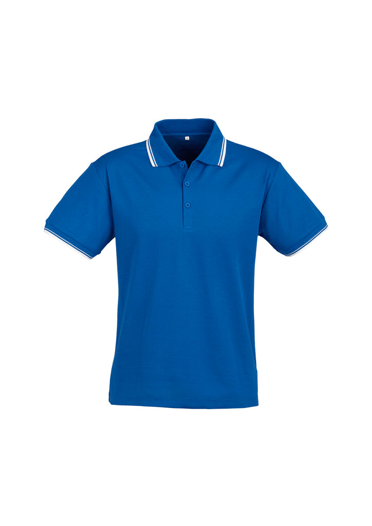 Image showing a man wearing an Astro Cotton-Backed Men's Polo at a community sports event.