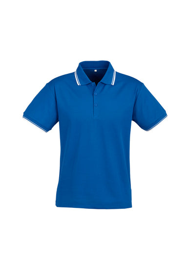 Image showing a man wearing an Astro Cotton-Backed Men's Polo at a community sports event.