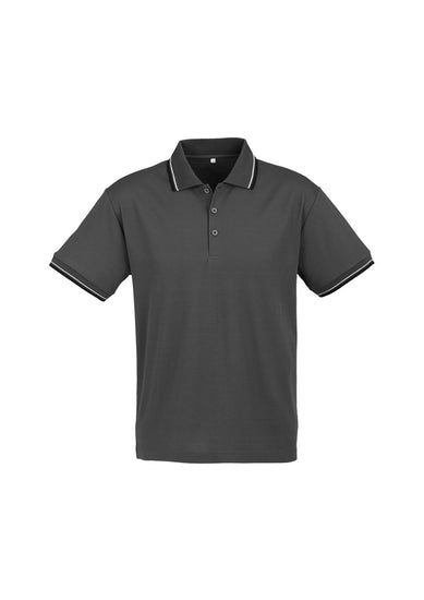 Image showing a man wearing an Astro Cotton-Backed Men's Polo at a community sports event.