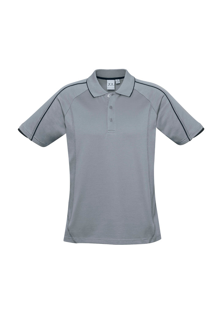 Image depicting a man in an Atom Raglan Sleeve Men's Polo during a sports practice.