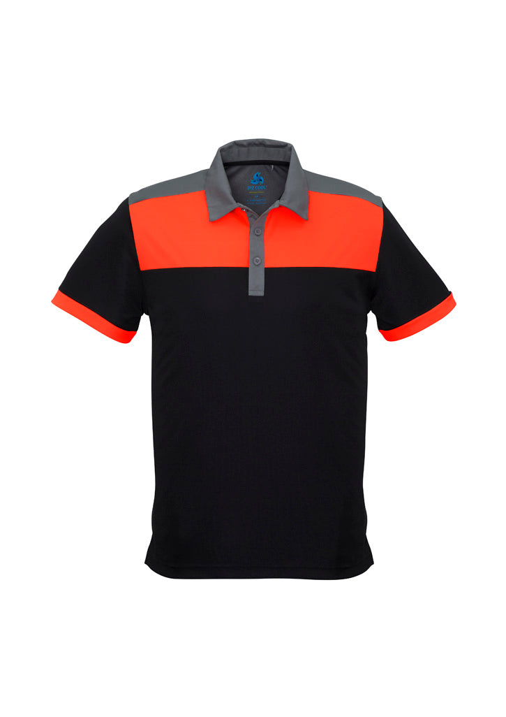 Spark Contrast Panel Mens Polos