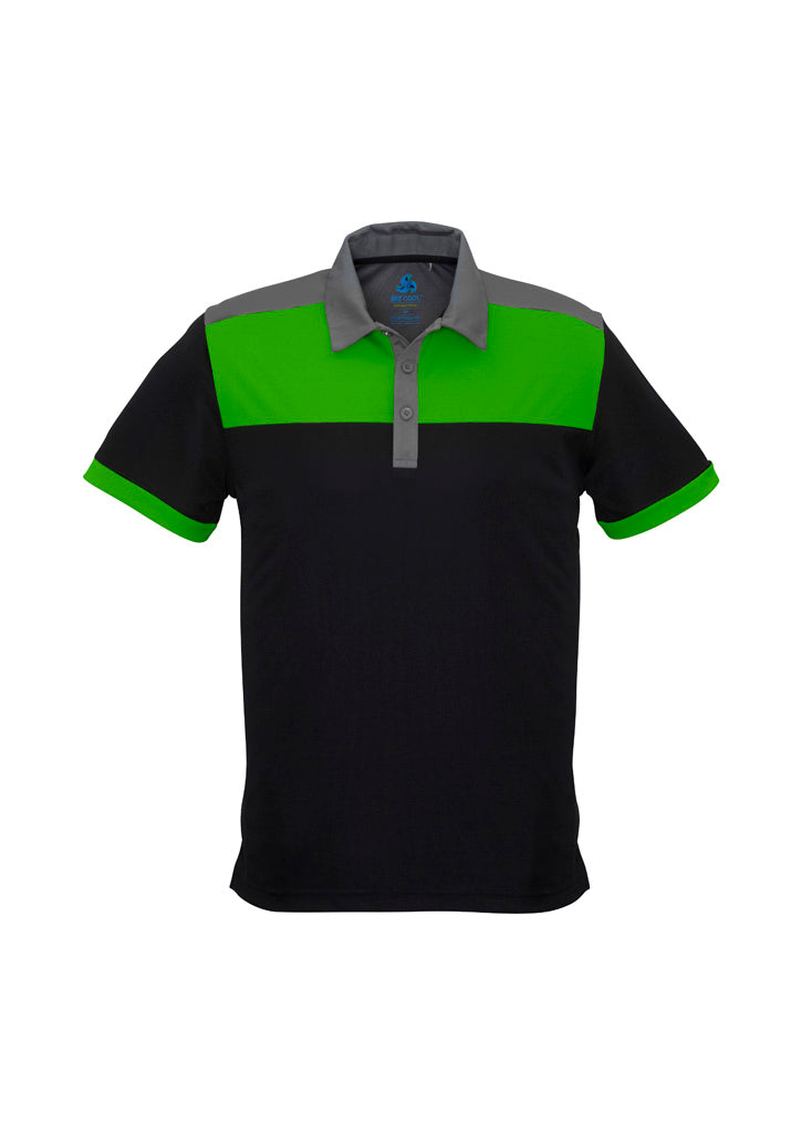 Spark Contrast Panel Mens Polos