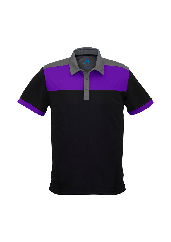 Spark Contrast Panel Mens Polos