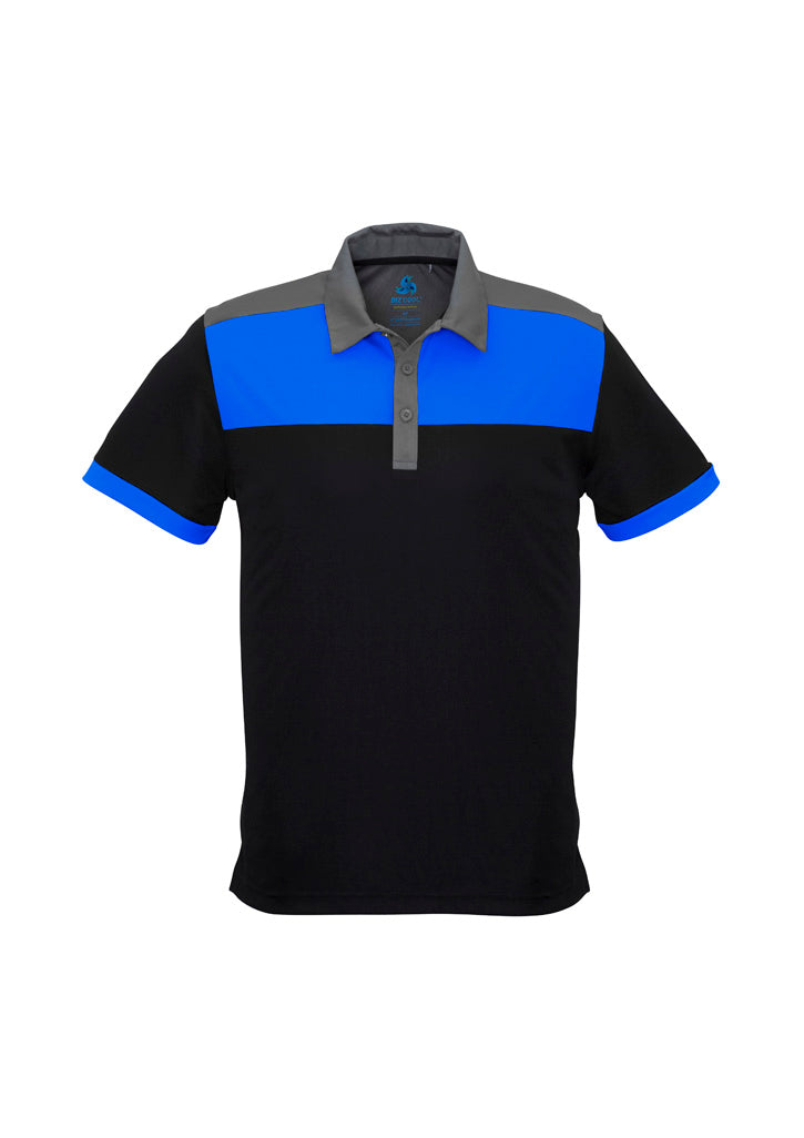 Spark Contrast Panel Mens Polos