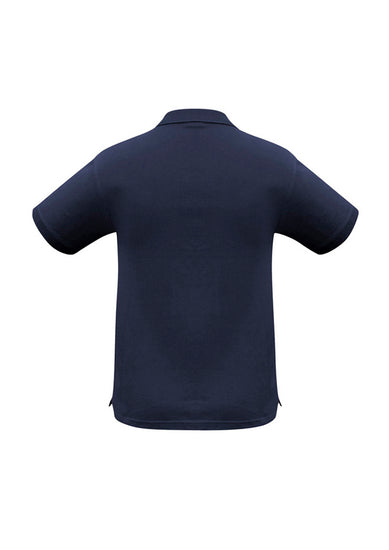 Image of a man sporting a Lake Cotton Elastane Men's Polo during a leisurely boat ride.