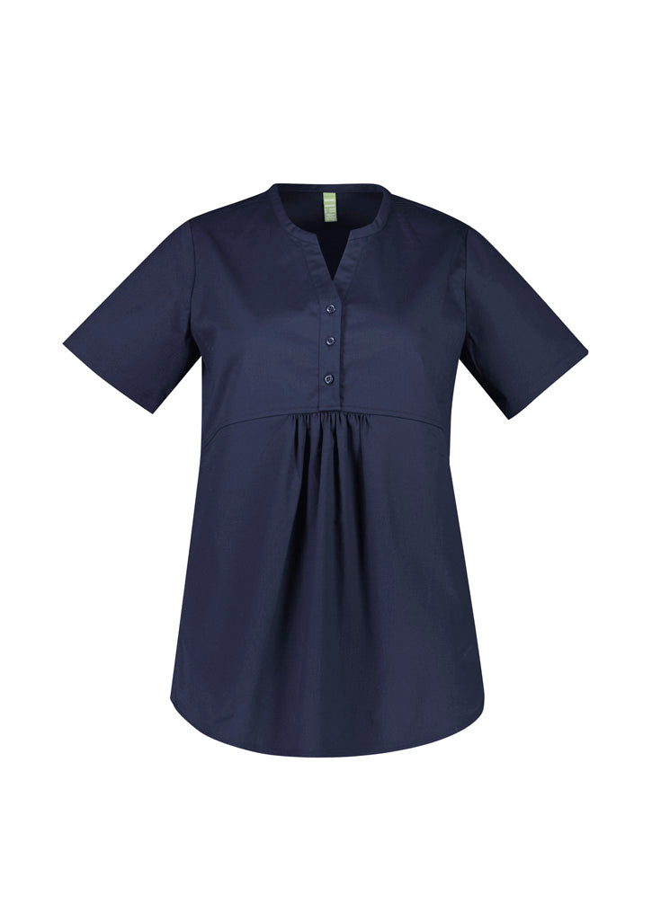 Rose Womens Tunic Scrub Top