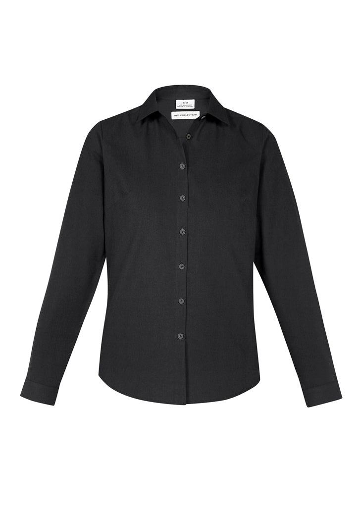 Oxford Weave Womens Long Sleeve Shirts