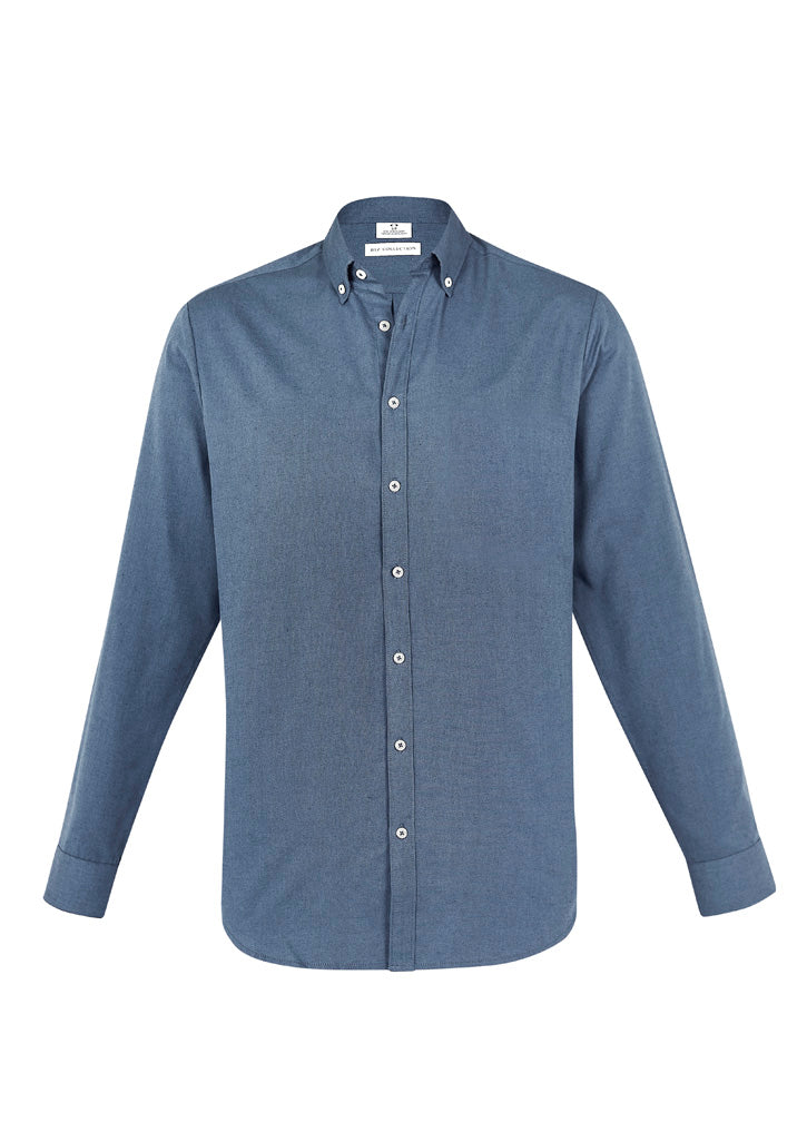 Oxford Weave Mens Long Sleeve Shirts