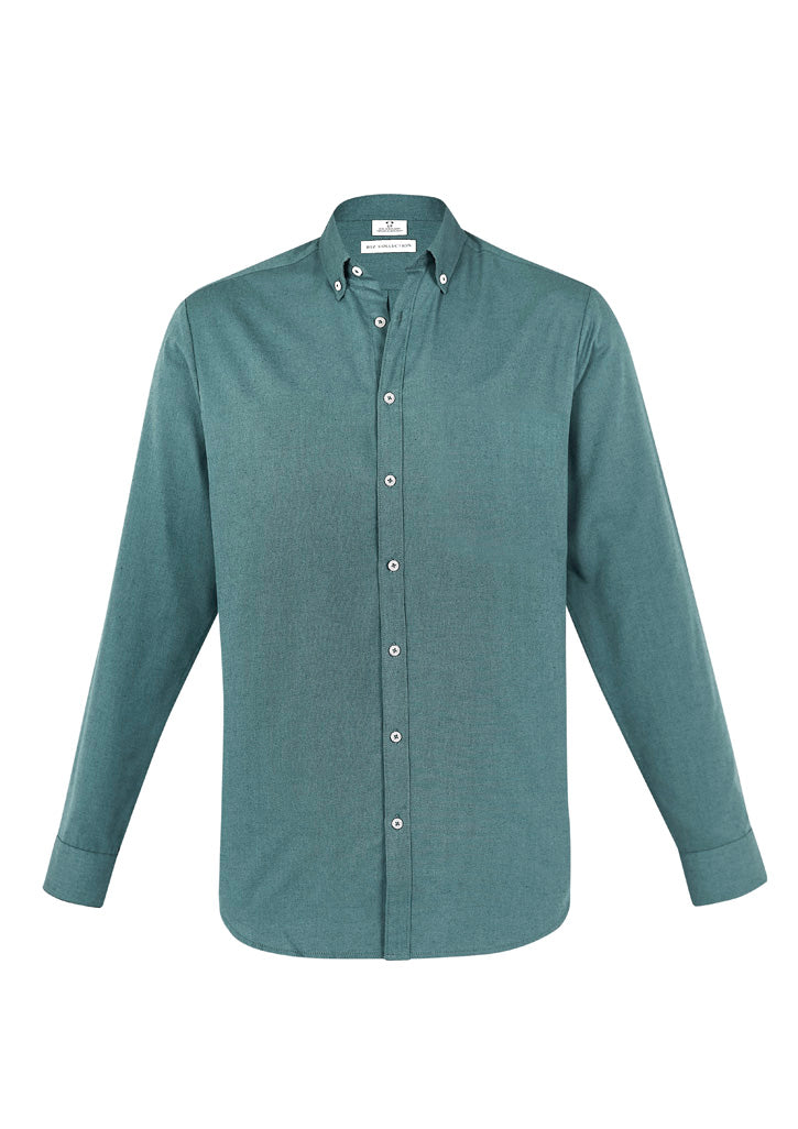 Oxford Weave Mens Long Sleeve Shirts