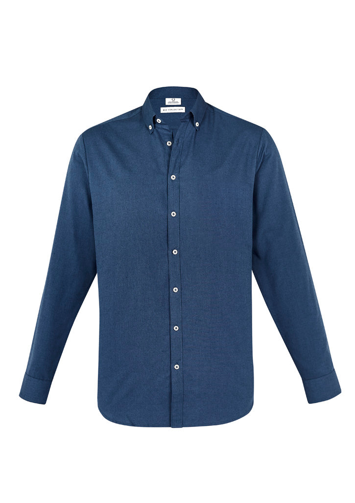 Oxford Weave Mens Long Sleeve Shirts