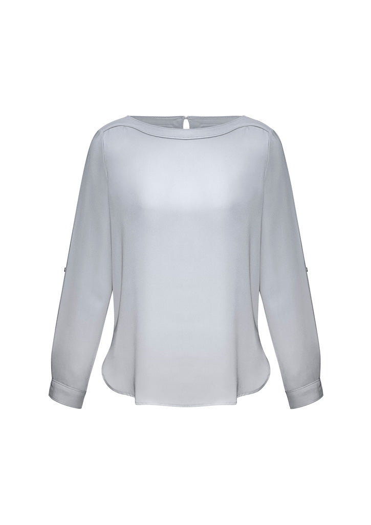 Austin Fuss-Free Womens Boatneck Blouses