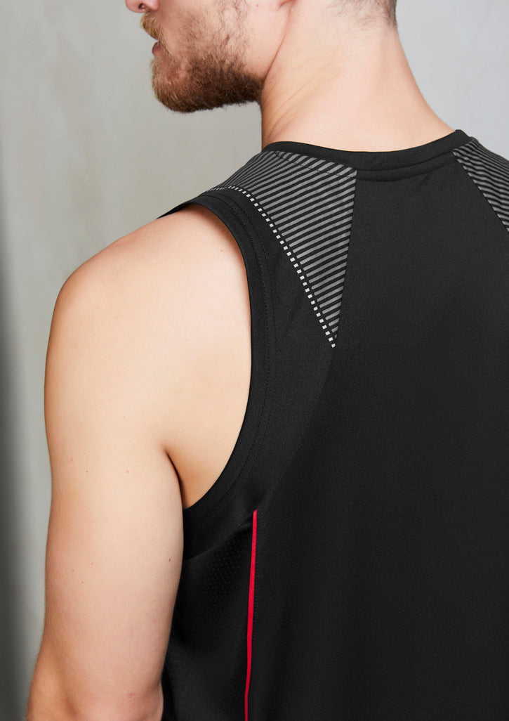Terry V-Neck Mens Singlets