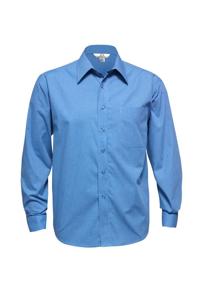 Micro Check Mens L/S Shirt