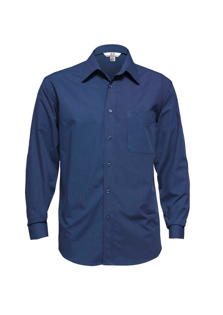 Micro Check Mens L/S Shirt