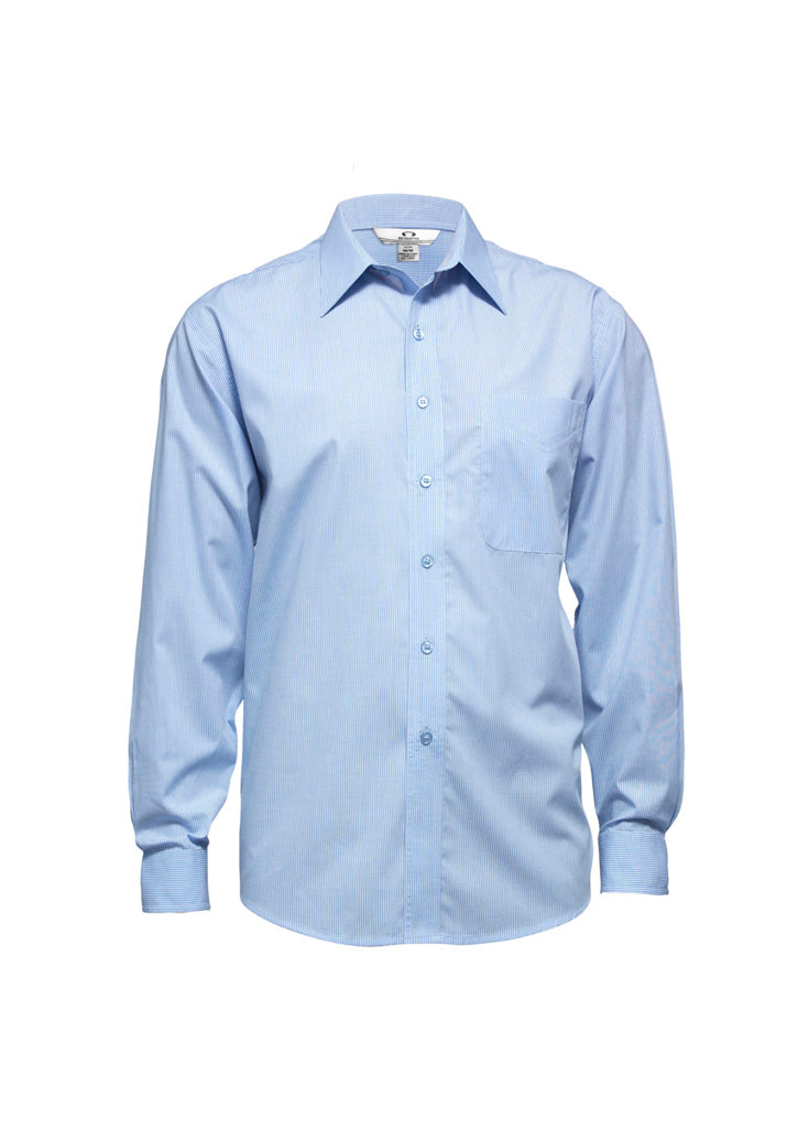 Micro Check Mens L/S Shirt