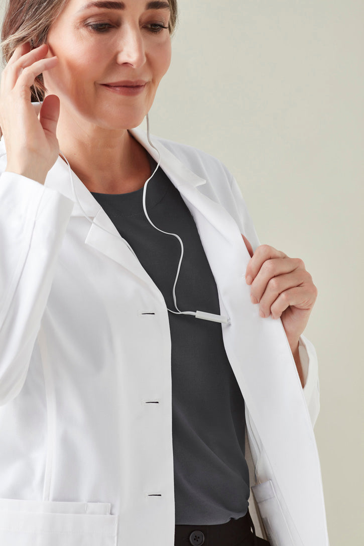 Hope Womens Cropped Lab Coat