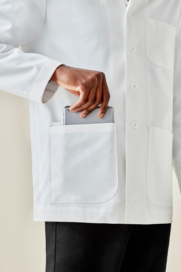 Hope Mens Cropped Lab Coat