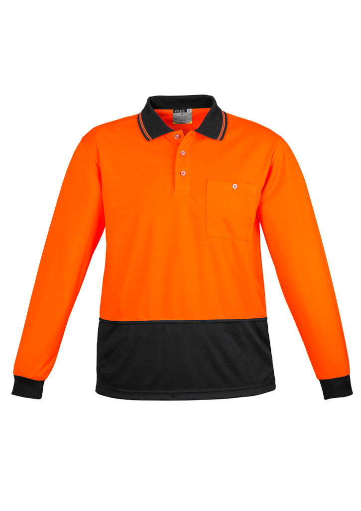 Unisex Hi Vis Basic L/S Polo