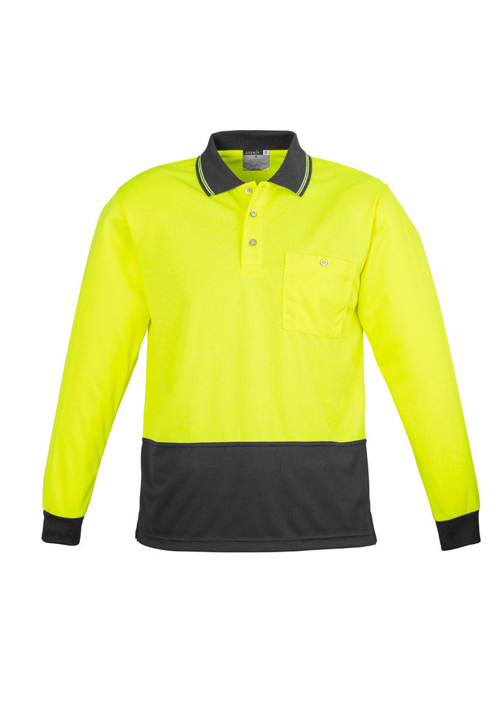 Unisex Hi Vis Basic L/S Polo