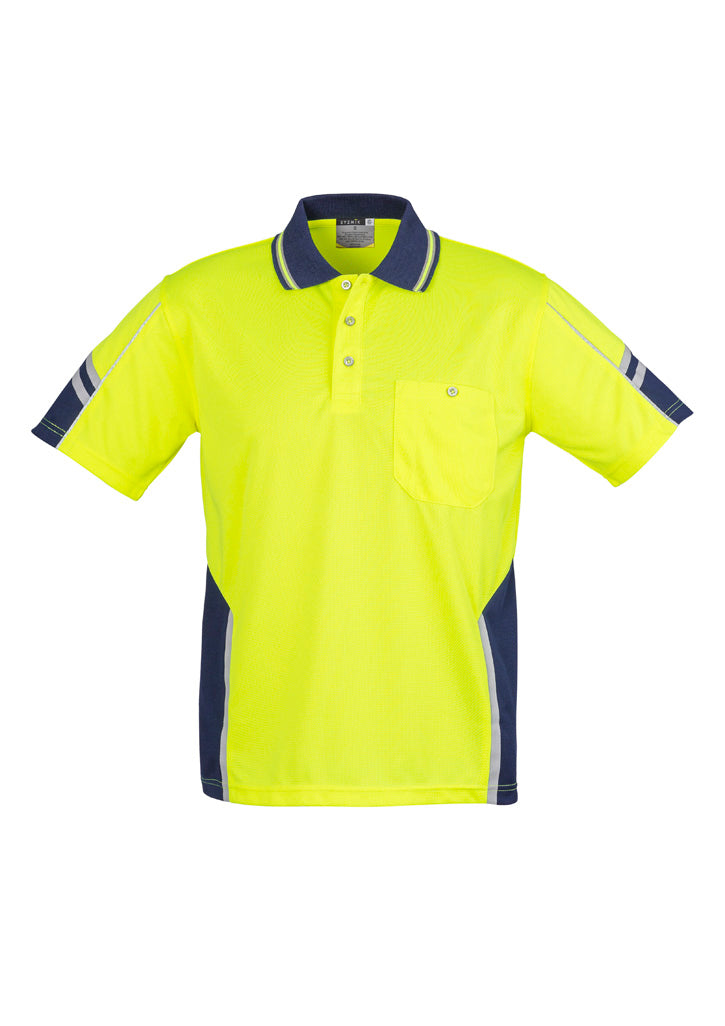 Mens Hi Vis Squad S/S Polo