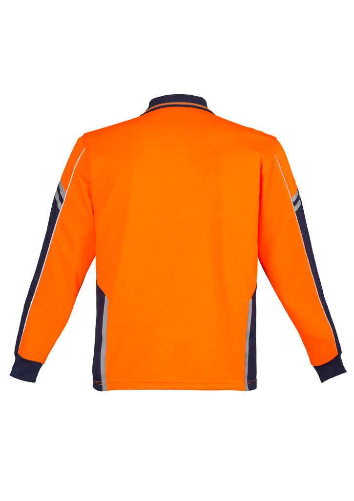 Mens Hi Vis Squad L/S Polo