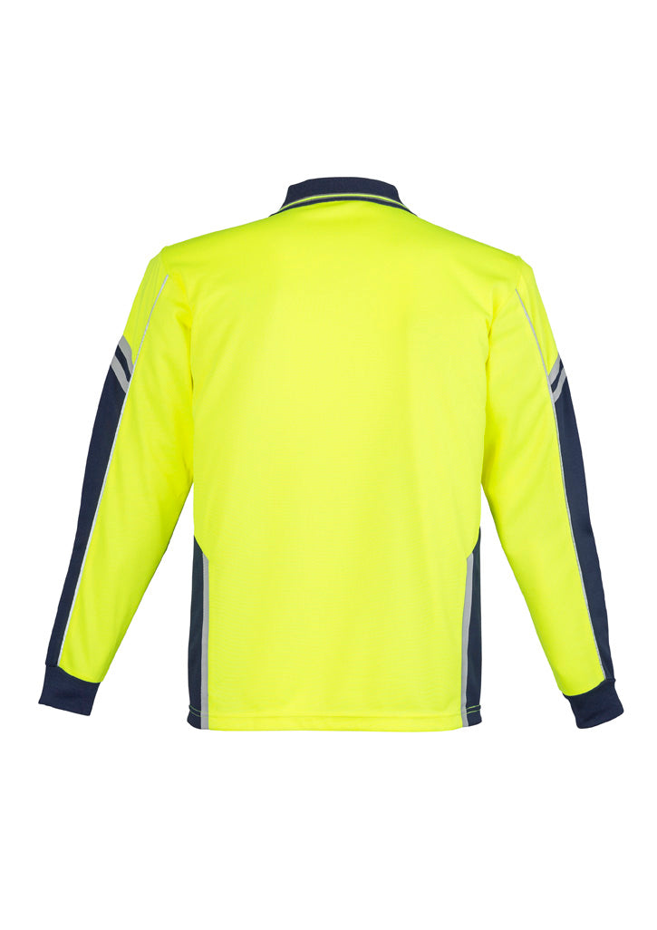 Mens Hi Vis Squad L/S Polo
