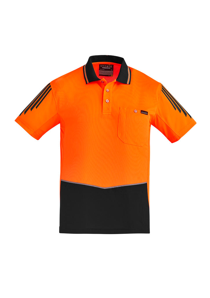 Mens Hi Vis Flux S/S Polo