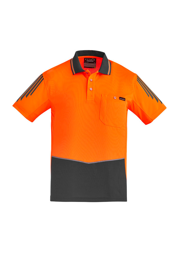 Mens Hi Vis Flux S/S Polo