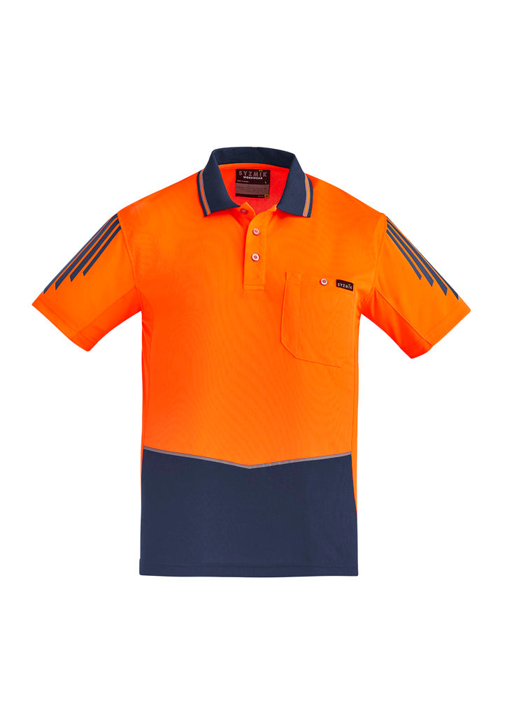 Mens Hi Vis Flux S/S Polo