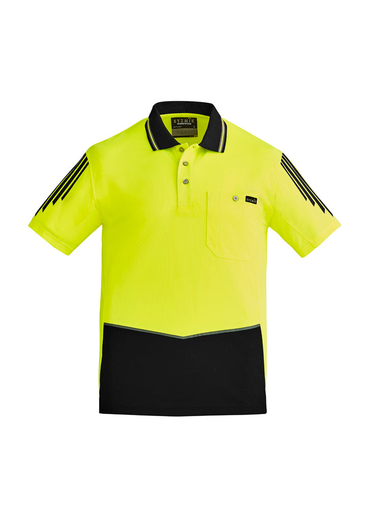 Mens Hi Vis Flux S/S Polo