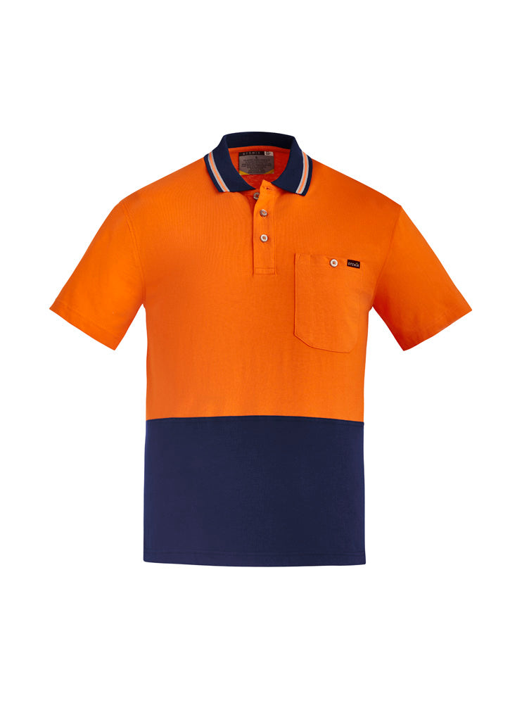 Mens Hi Vis Cotton S/S Polo